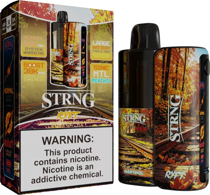 Menthol STRNG KIT package and device