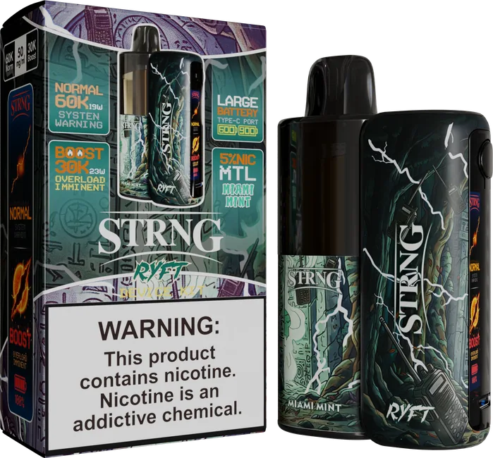 Miami Mint STRNG KIT package and device