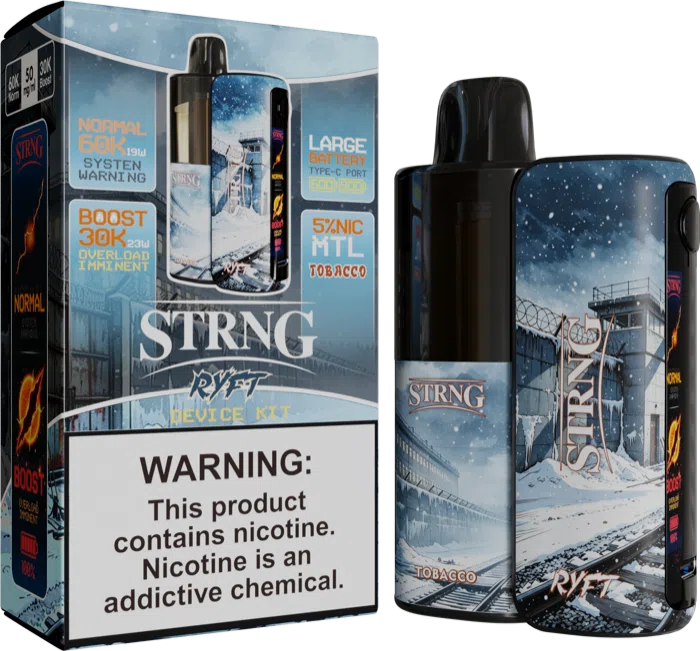 Tobacco STRNG KIT package and device