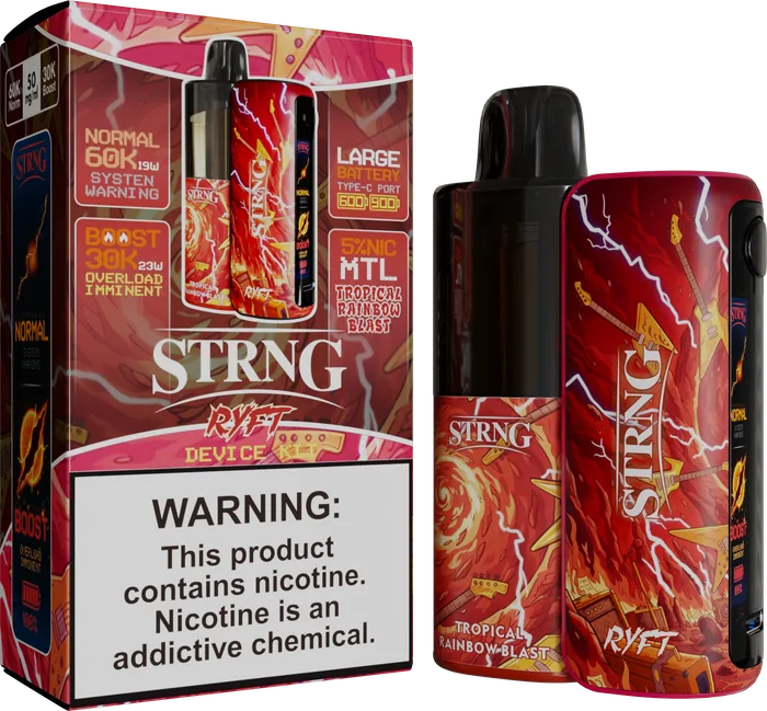 Tropical Rainbow Blast STRNG KIT package and device
